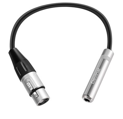 XLR Female to 1/4'' Female calbe, XLR Jack to 6.35mm TS/TRS Quarter inch Audio...