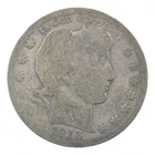 BETTER 1913-D Liberty Barber 90% Silver US Quarter *094