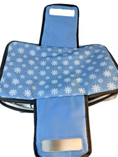 Winter Snowflake Patterned Insulated Hot/Cold Bag 2 Compartments Carry Handles