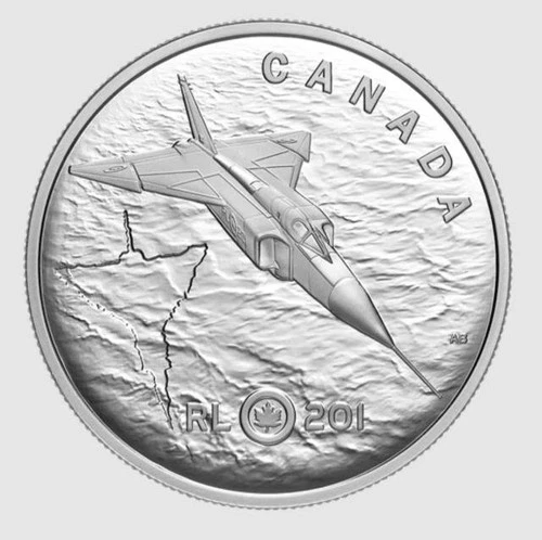 Canada - 2025 $20 The Avro Arrow 1 oz Pure Proof Silver Coin .9999 Fine