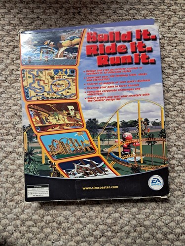 Sim Coaster Big Box PC Game 2001 Complete With All Paperwork And Insert ...