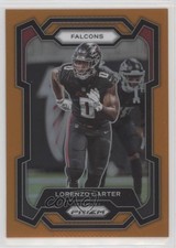 2023 Panini Prizm Orange Prizm 140/249 Lorenzo Carter #16 11p9