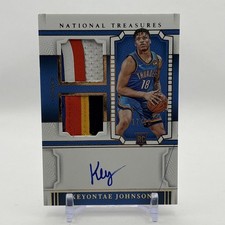KEYONTAE JOHNSON 2023-24 NATIONAL TREASURES RPA PATCH PRIME RC AUTO /25