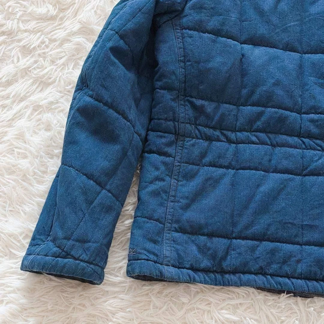 45R Indigo Cotton Quilted 908 Liner Blouson Jacket Excellent - product detail image 10