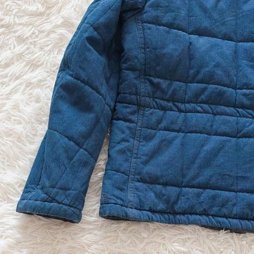 45R Indigo Cotton Quilted 908 Liner Blouson Jacket Excellent image 10