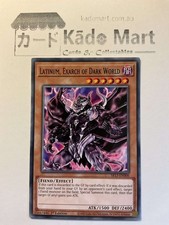 Latinum, Exarch of Dark World SR13-EN006 1st Edition YuGiOh TCG Card