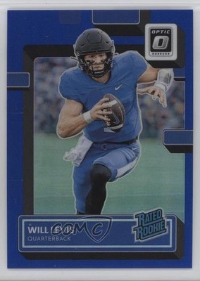 2023 Panini Chronicles Draft Picks Blue Prizm 49/99 Will Levis #4 RC 13u1