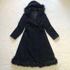 Alexander McQUEEN Tailored Jacket Long Coat Black Size L/40 Good Condition JP---