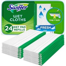Sweeper Wet Mopping Cloths Floor Cleaning Mops Open Window Fresh 24 Count