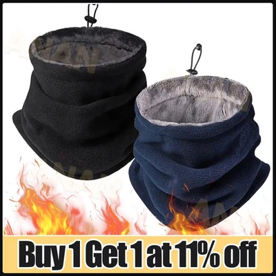 Thermal Fleece Snood Neck Warmer Scarf Warm Winter Ski For Men Women Gifts UK