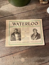 1960 Rare Vintage Waterloo Napoleon and Wellington Booklet