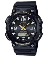 Casio AQ-S810W-1BV Robuste Solar Analog Digital Uhr 100M Weltzeit Neu Y866509