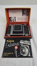 Cámara plegable Kodak Retina IIa tipo 35 mm DE COLECCIÓN con Retina-Xenar 50 mm F2,5 con caja