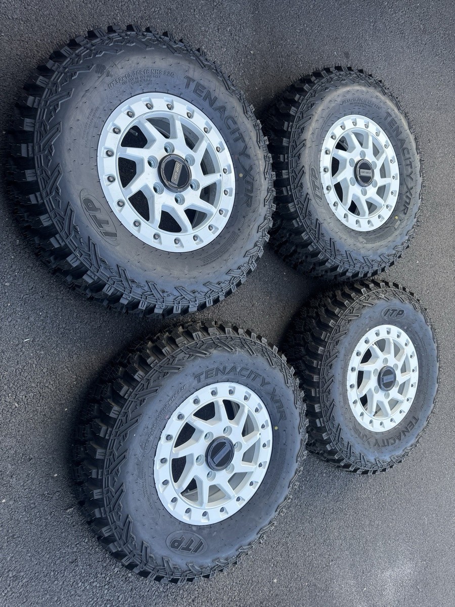RT-72974 4-2025 CAN AM MAVERICK R WHEELS TIRES 32x10x16 ITP TENACITY XNR