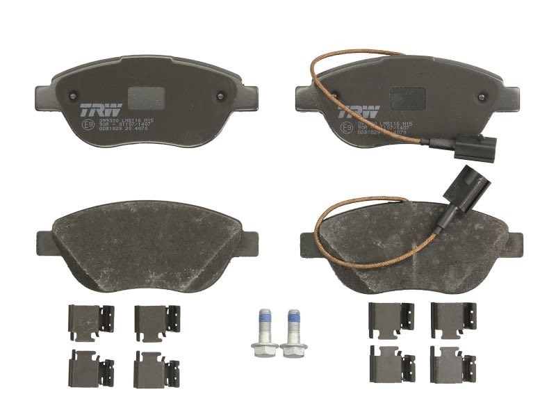Plaquettes de frein TRW GDB1829 de qualite superieure pour frein a disque Bravo II