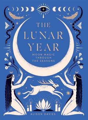 The Lunar Year: Moon Magic Through the Seasons by Alison Davies Hardcover Book