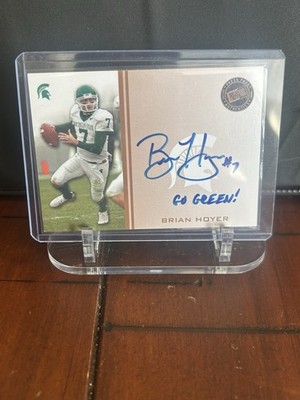 2009 Press Pass Signings Brian Hoyer  Go Green  SSP /25