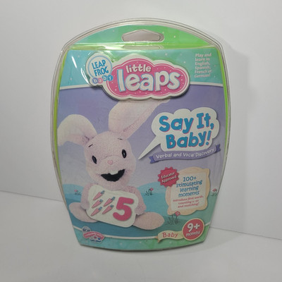 NEW LEAP FROG BABY LITTLE LEAPS SAY IT BABY INTERACTIVE LEARNING DISC