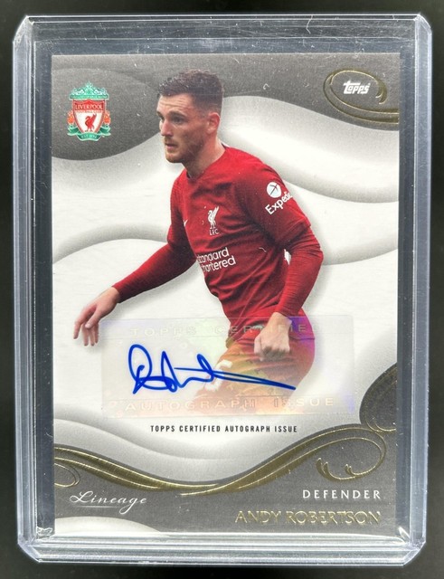 2022 Topps Liverpool Lineage Andy Robertson LFC Icons Auto Autograph #AU-AR