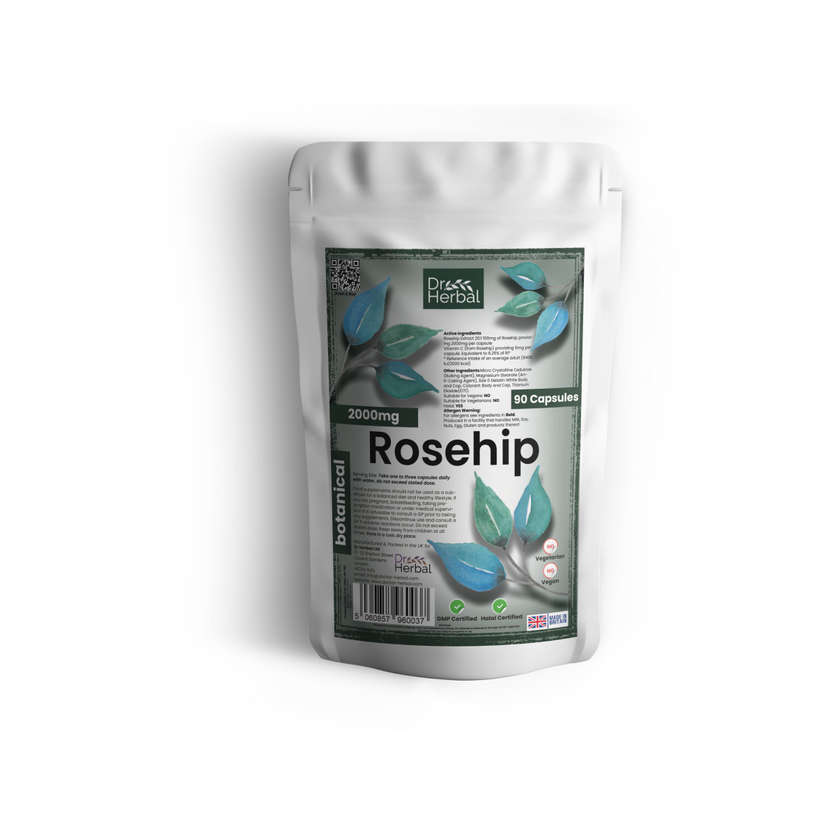 Rosehip 2000mg Joint, Skin & Immunity Support 90 Capsules