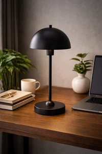 Designer Lampe de table noire , lampe de bureau moderne Minimal