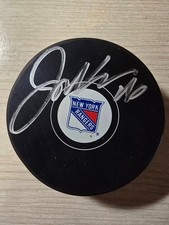 NY RANGERS JOEY KOCUR SIGNED PUCK