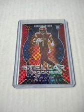 2022 Panini Rookies & Stars Stellar Rookies Jahan Dotson #SR-4 Red Plaid Prizm