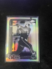 John Rave 2025 Topps Chrome USC136 Negative Refractor Royals RC