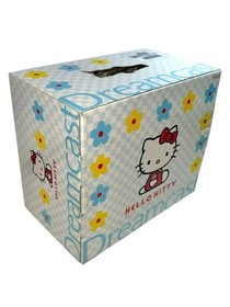 SEGA Dreamcast HELLO KITTY Skeleton Blue Console [GDEMU] Sanrio Tested