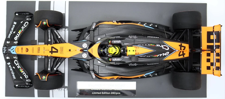 NEU Minichamps Vuse McLaren Mercedes MCL60 L Norris Monaco GP 2023 1-18 F1 - Bild 3 von 4
