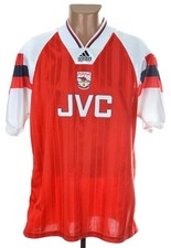 ARSENAL LONDON 1992/1994 HOME FOOTBALL SHIRT ADIDAS SIZE L ADULT