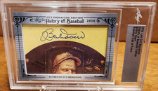 2014 Leaf History of Baseball Authentic Cut Signature, Bobby Doerr, Hall of Fame