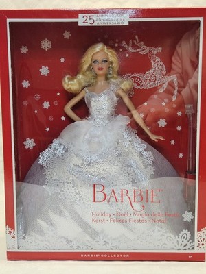 BARBIE HOLIDAY BARBIE 2013 COLLECTOR Edition- 25 ANNIVERSERY OVP/ NRFB