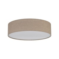 Deckenlampe Stoff E27 4-Flammig Beige Modern GemüTlich L:60 Cm Deckenleuchte