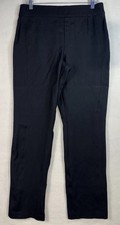 SPANX The Perfect Pant in Black Slim Straight Ponte Knit Large 20254R