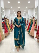 Presenting Designer Gmy Silk Kurta Palazzo With Dupatta For Wedding Wear