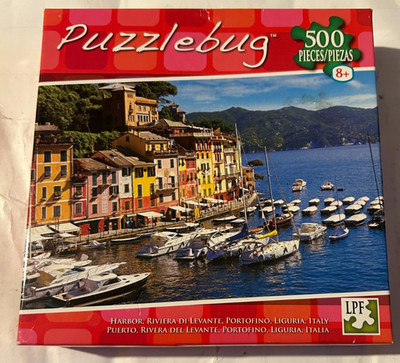 Puzzlebug Harbor Riviera Di Levante Portofino Liguria Italy 500 Pcs New/Sealed