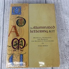 Illuminated Lettering Kit Materials Techniques Calligraphy New Sealed Thomson
