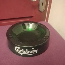 CARLSBERG ASHTRAY (LARGE) PUB BAR COLLECTIBLE - Used *Please READ Description