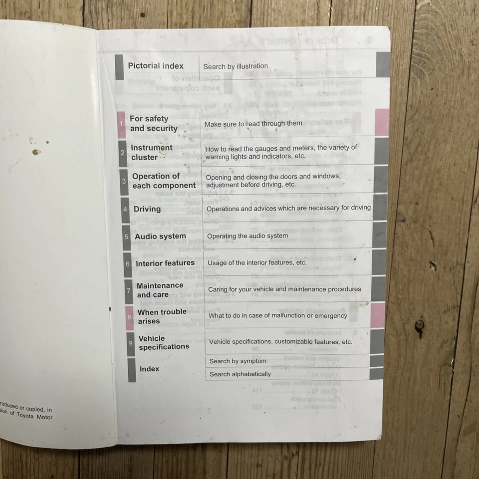 13-16 TOYOTA LANDCRUISER OWNERS MANUAL HANDBOOK & WALLET print 2014 Ref20655 - Image 3 of 4