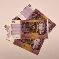 1990 (R212) $5 Five Dollar Banknote - gExtremely Fine - Fraser / Higgins Aus
