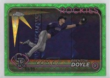 2024 Topps Chrome Logofractor Edition Green Refractor 99/99 Brenton Doyle 0rd2