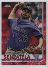 2019 Topps Chrome Sapphire Edition Red 2/5 Antonio Senzatela #181 11pj