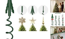 Christmas Tree Topper Holder Universal Twist-On Stabilizer with Green