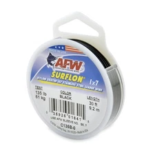 American Fishing Wire Surflon, Nylon Coated 1x7 Stainless Steel Leader Wire, ...
