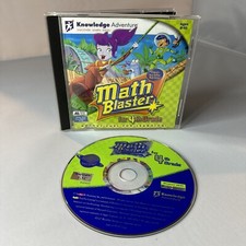 Math Blaster for 4th Grade Windows 95/98 PC Math Skills Building B1 Ages 8-10