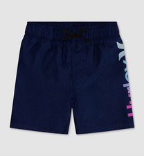 39 Hurley Kid's Boy's Blue Quick Dry Swimming Trunks Shorts Swimwear US Size 5