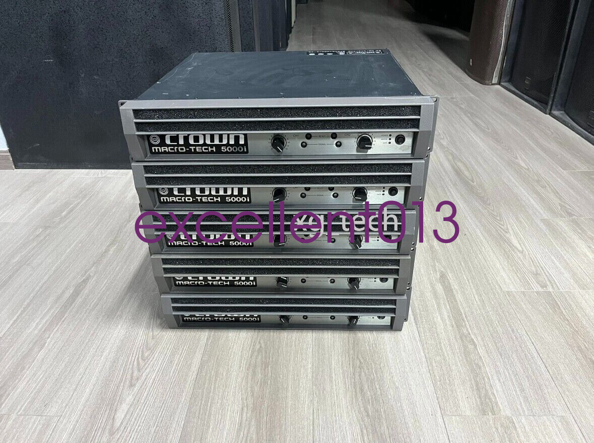 USED 1 PCS Crown MacroTech 5000i 2Ch Power Amplifier Working | eBay