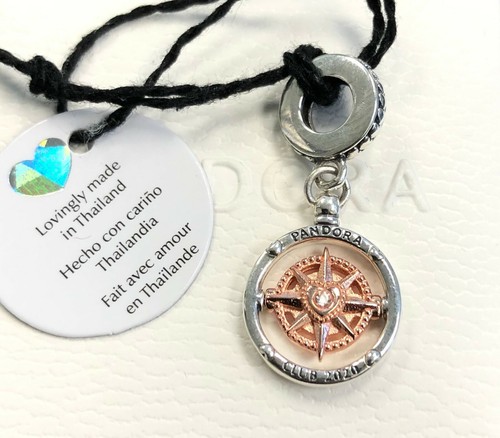 Pandora Club 2020 Compass Dangle Charm 