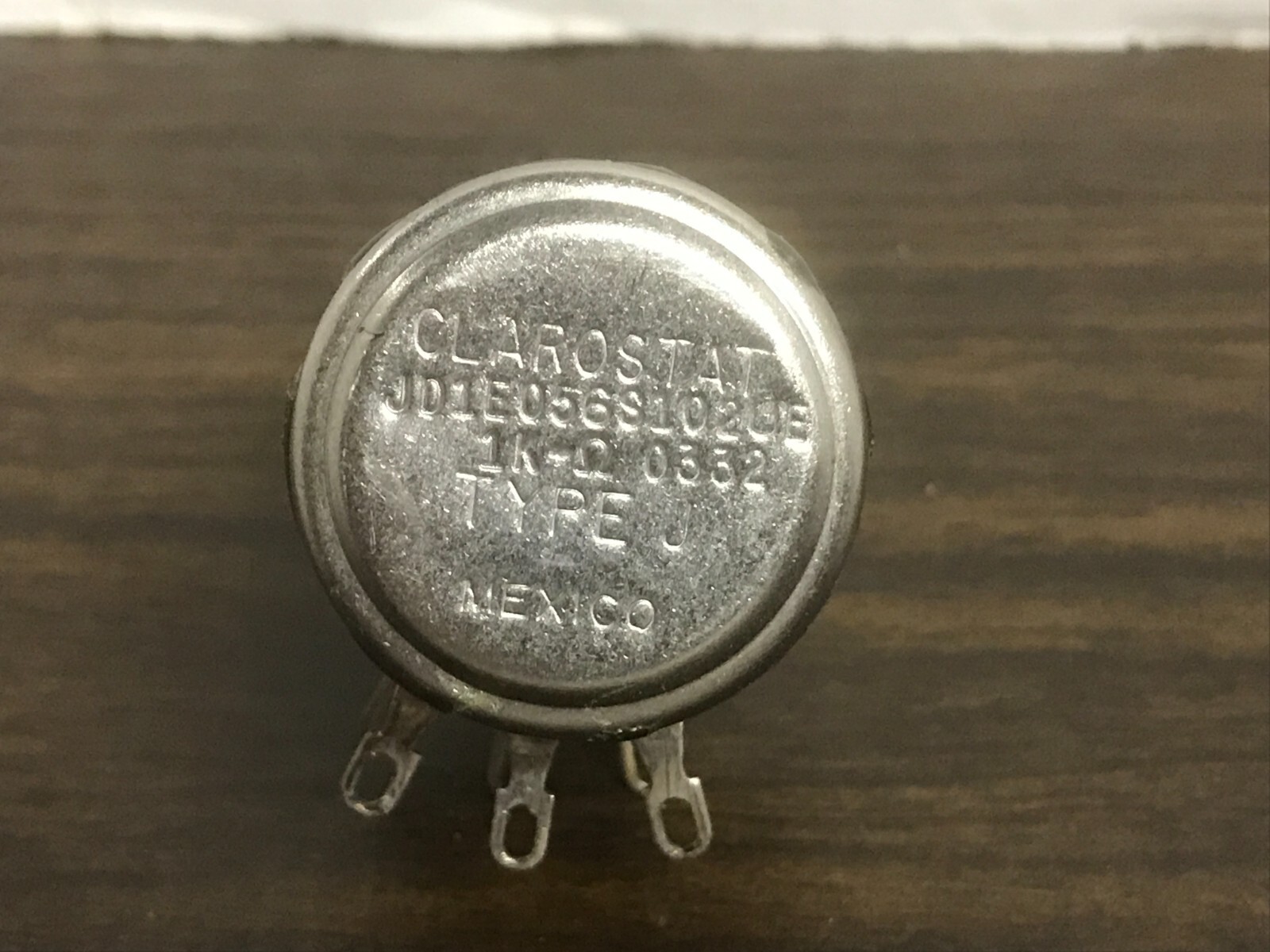 Clarostat JA1N040S102U 1K Ohm Linear Potentiometer - New In Box (NIB)
